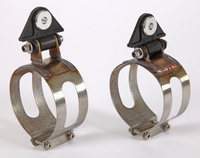 Collier inox "Haut" cplt avec patte plastiq pour slx Bud racing 2T