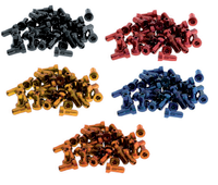 Tetes de rayon alu Orange pour rayon 3.5mm (type Japonais)-pack de 36