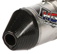 Embout de silencieux carbone HGS T4 (350/450 2016->) + Conical