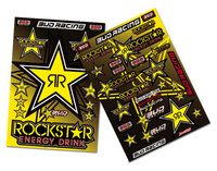 Plaquette stickers Truck Bud/Rockstar 42x30cm