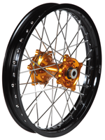 Roue avant BUD V5 KTM/HVA Cross ->14 + KTM/HVA End->15 Blue/Black