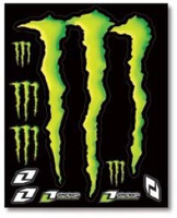 Planche stickers Monster large 15'