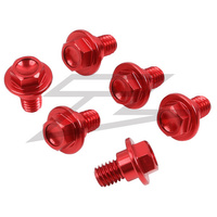 Kit vis protection de fourches alu Bleu KTM 00->+HVA 14->-6 pieces