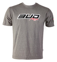Tee shirt Bud racing Logo Heather Grey S -Big logo