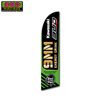 Oriflamme  Team Bud Racing 21 9MM 1.80m (avec mat et platine)