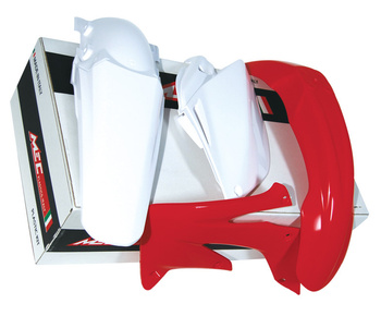 Kit plastique R-Tech Honda 150 CRF 07-> white