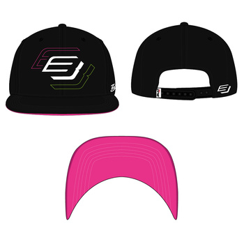 Casquette Bud Racing "B" Black Pink-Taille unique