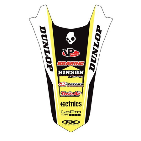 Déco garde boue arrière FX 250 RMZ 04/06