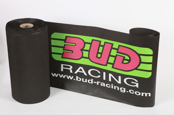 Racing Track banner Bud racing 50cm x 100m roll