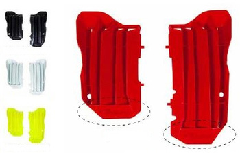 Grilles de radiateur Racetech CRF 450 21-> Red-la paire