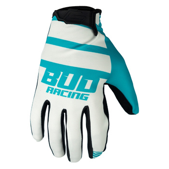 Gants enfants  BUD SX Lite Lazer Aqua White YXS