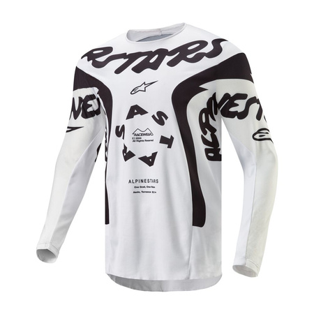 Maillot Alpinestars Racer Hana White Black XXL