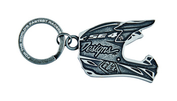 Porte Clefs TLD SE4 Helmet Keychain Silver