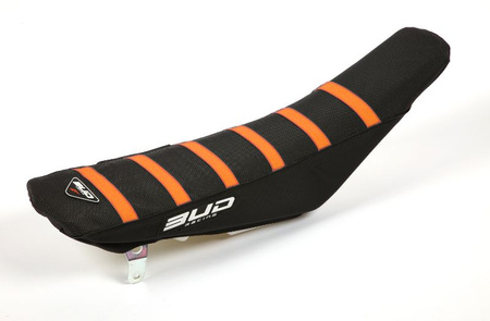 Housse selle BUD FT SX/F 19/22+EXC/F 20/23+Gas21/23white/black -black