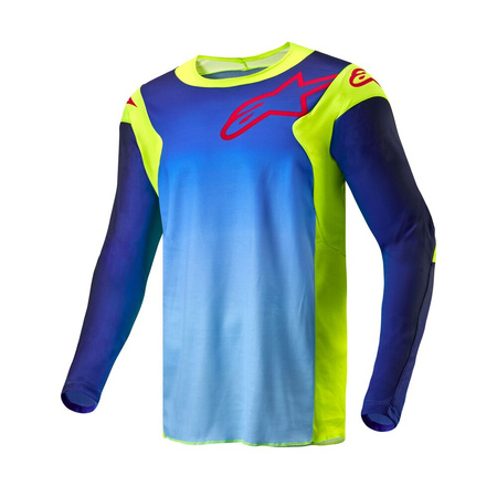 Maillot Alpinestars Racer Hoen Yellow Fluo Blue Night Navy M