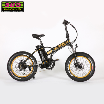 Vélo électrique pliable Bud Racing Black Mustard