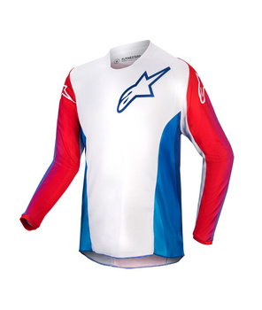 Maillot Enfant Alpinestars Racer Pneuma Blue Mars Red White M