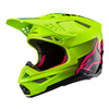 Kask Alpinestars S-M10 Unite Yellow Fluo Black Diva Pink Glossy 