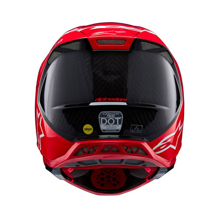 Kask Alpinestars S-M10 Flood Red Fluo Red Matt & Glossy 