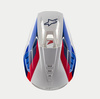 Casque Alpinestars S-M5 Honda White Blue Red Glossy L