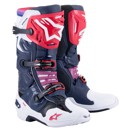 Bottes Alpinestars Tech10 Supervented Night Navy Wh Rainbow 13(48)