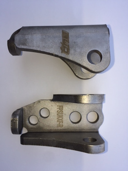 Footpegs support stainless Bud 250 KXF 15-> + 450 KXF 12-> (pair)