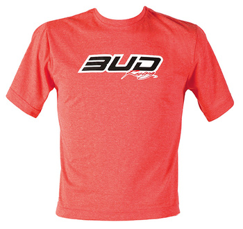 Tee shirt Bud racing Logo Heather Red L