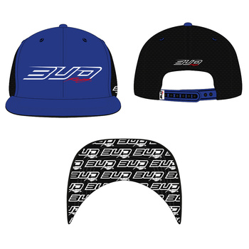Casquette Bud Racing Dynamic Blue Black-Taille unique