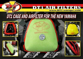 Cage de filtre à air DT-1 Suzuki 125/250RM04->+250RMZ07->+450RMZ06->