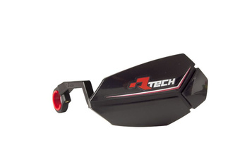 Protège-mains vélo R-Tech R20 Fluo Red (avec kit de montage)