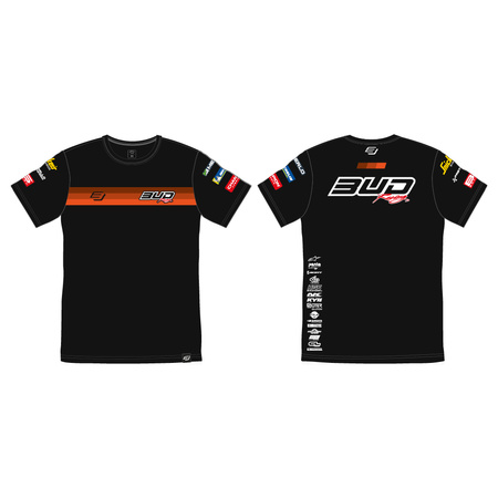 Tee shirt BUD Team 23 Black Orange XL