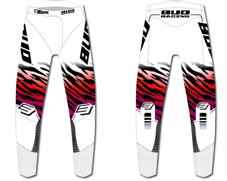 SpodnieGP Youth BUD Zebra WSX White Y28