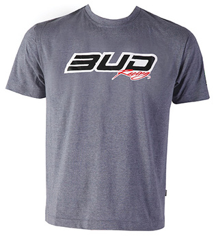 Tee shirt Bud racing Logo Heather Petrol S -Big logo