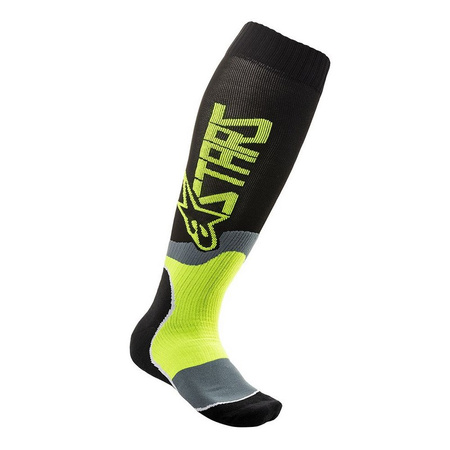 Chaussettes Alpinestars MX Plus-2 Black Yellow Fluo L