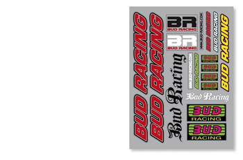 Plaquette stickers Bud 08 (prédécoupés)