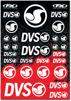 Zestaw naklejek stickers Factory Effex DVS