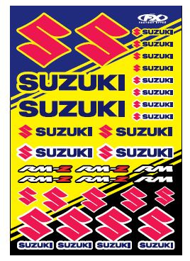 Planche stickers Factory Effex Suzuki RMZ