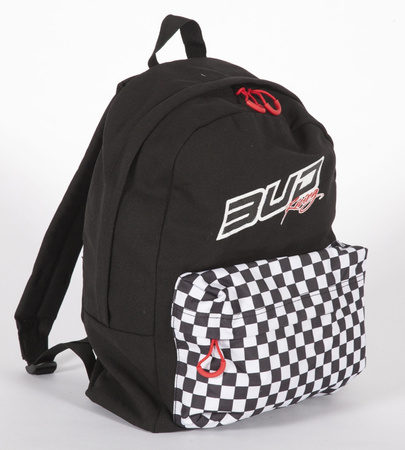 Sac à Dos School Bud Racing Checkers Black/White