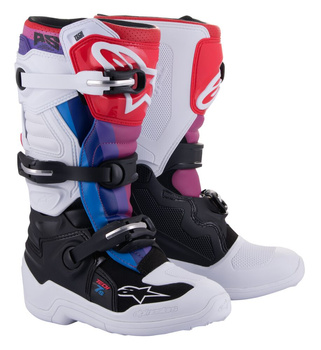 Bottes Enfant Alpinestars Tech 7S White Black Rainbow 2 (34)