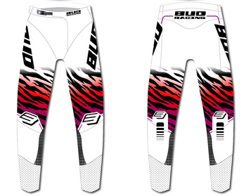 SpodnieGP Youth BUD Zebra WSX White Y20