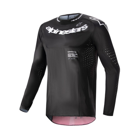 Maillot Alpinestars Supertech Ward Black Red Berry XXL