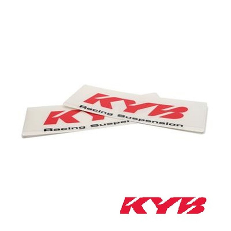 Stickers de fourche KYB "Racing Suspension" Red-set