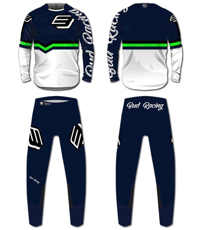 Bluza MX koszulka  BUD 95' logo Navy / White / Green S