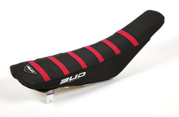 Housse selle BUD Full Tract BETA 2T/4T 20-> Blue/red - Red lines +po