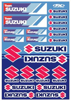 Planche stickers Factory Effex Suzuki Racing