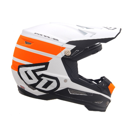 Casque 6D ATR-2 Stripe Orange White XL