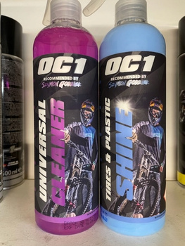 OC1 Universal Cleaner + tires plastic shine zestaw