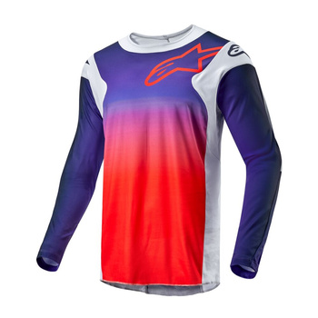 Maillot Alpinestars Racer Hoen Light Gray Hot Orange Black L