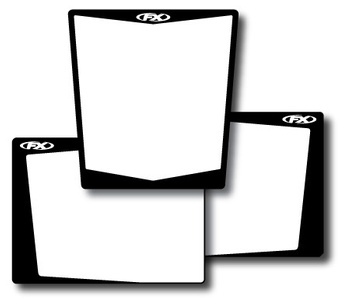 Fonds de plaques quad FX KFX 450 07->  white