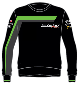 Sweat Enfant Staff Bud racing 18 Green/ Black 8ans
